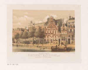 Maison avec les têtes sur le Keizersgracht - Willem Hekking jr.