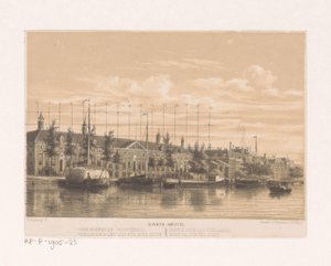 Maison de soins sur la Binnen Amstel à Amsterdam (Maison des vieux hommes et femmes) - Willem Hekking jr.