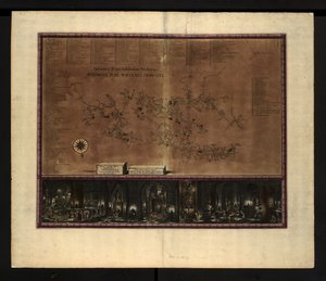 Carte des mines de sel de Wieliczka - Willem Hondius