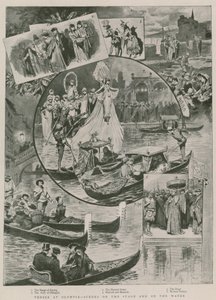 Venise à Olympia - scènes sur la scène et sur l