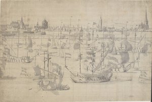 La Flotte Hollandaise à la Rade de Copenhague 1658 - Willem I van de Velde