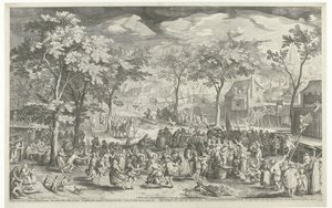 Fête de village, vers 1610 - Willem Isaacsz. van Swanenburg