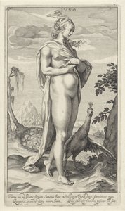 Junon avec paon
Iuno (titre sur l