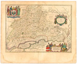 Carte de la Russie De : Theatrum Orbis Terrarum..., 1645 - Willem Janszoon Blaeu