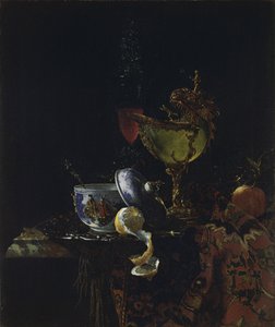Nature morte avec coupe Nautilus - Willem Kalf