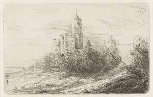 Ruine du château de Stromberg - Willem Matthias Jan van Dielen