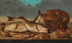 Nature morte avec poisson