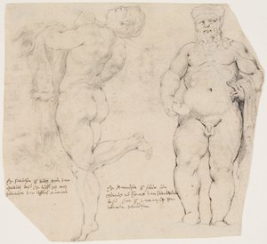 Satyre dansant et Silène debout