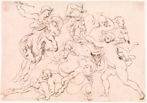La bataille des Amazones - Willem Panneels
