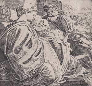 La Sainte Famille au repos