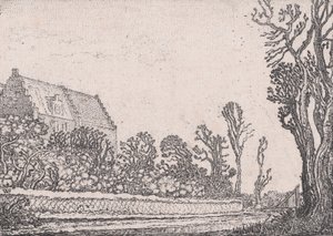 La Maison au pignon à gradins, de Verscheyden Landtschapjes - Willem Pietersz. Buytewech