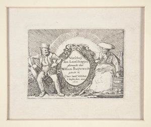 Page de titre pour Le Set des Paysages - Willem Pietersz. Buytewech