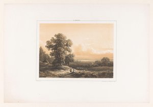 Paysage avec deux figures - Willem Roelofs (I)