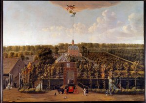 Vue de la propriété Munnikenhof en Zélande (Pays-Bas) - Willem Schellinks