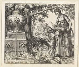 Agar donne à boire à Ismaël (Histoire d