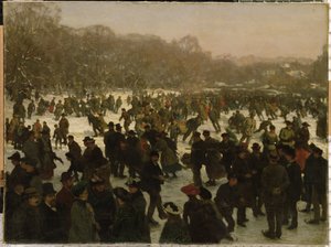 Patinage dans Haagse Bos - Willem Tholen