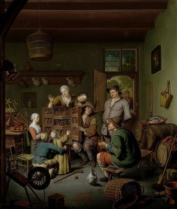 La Boîte à curiosités. 1718 - Willem Van Mieris