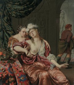 La mort de Cléopâtre, 1694 - Willem Van Mieris