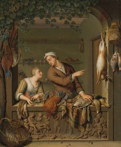 Le vendeur de volaille - Willem Van Mieris