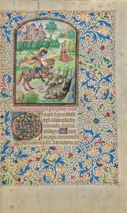 Sankt Georg und der Drache - Willem Vrelant