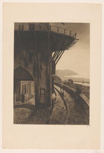 Vue sur la Molenpoort à Wijk bij Duurstede