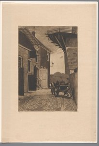Vue de la Molensteeg à Wijk bij Duurstede - Willem Witsen (signed by artist)