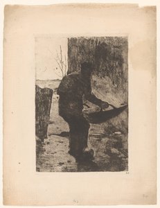 Homme vannant - Willem Witsen (signed by artist)