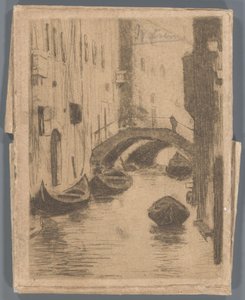 Pont sur le Rio di San Toma, Venise - Willem Arnoldus Witsen