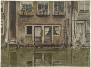 Maison sur un canal à Amsterdam - Willem Arnoldus Witsen