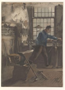 Forgeron dans sa forge - Willem Arnoldus Witsen