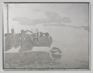 Deux péniches - Willem Arnoldus Witsen