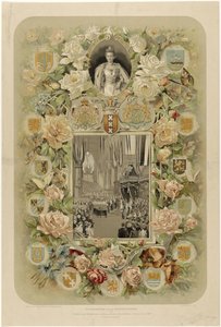 En souvenir du couronnement solennel de S.M. la Reine Wilhelmina, à la Nieuwe Kerk d