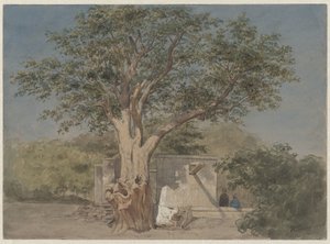 Cabane sous un arbre au Caire - Willem de Famars Testas
