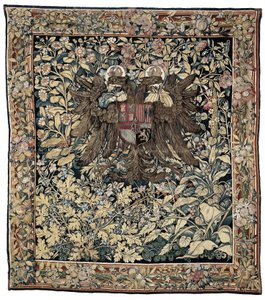 Tapisserie avec les armes de l