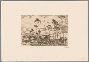 Hakhout laden - Willem de Zwart (signed by artist)