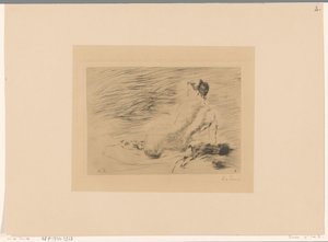 Femme nue allongée - Willem de Zwart (signed by artist)
