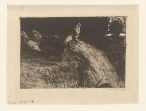 Femme allongée - Willem de Zwart (signed by artist)