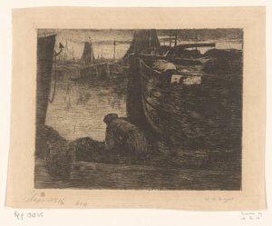 Homme sur le quai d