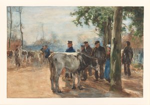 Le marché aux bestiaux - Willem de Zwart