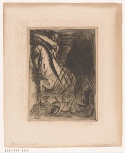 Saint Georges et le dragon - Willem van Konijnenburg (signed by artist)