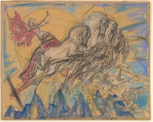 Le dieu soleil Apollon dans son char - Willem van Konijnenburg
