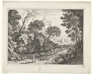 Bergers avec le troupeau - Willem van Nieulandt (II)