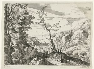 Paysage avec Juda et Tamar (Italiaanse landschappen)