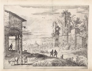 Paysage avec le Bon Samaritain à l