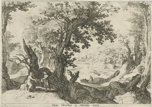Paysage avec la tentation du Christ