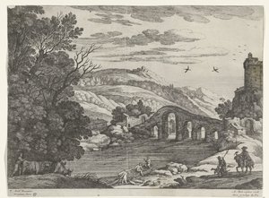 Paysage avec une rivière - Willem van Nieulandt (II)