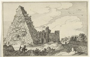 Pyramide de Caius Cestius - Willem van Nieulandt (II)