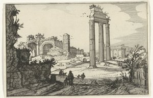 Temple de Castor et Pollux et la basilique de Constantin