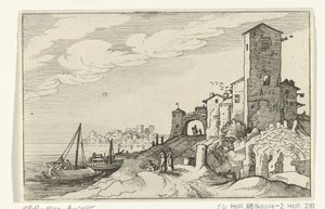 Tour et porte sur la côte