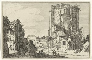 Deux ruines - Willem van Nieulandt (II)